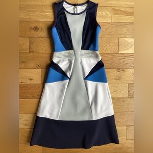 Jonathan Simkhai Blue and White Maxi Dress